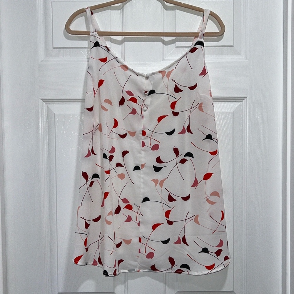 Mixed Media Button Cami